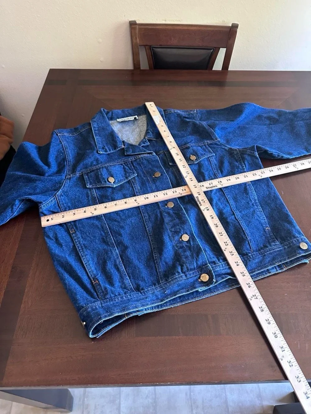 Vintage Coach in Four Seasons Indigo Denim Trucker Jacket Western Men’s M